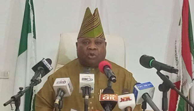 Gov Adeleke alleges plot to destabilise Osun over sacked LG chairmen controversy