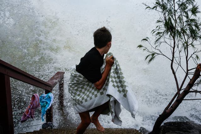 storm inches towards Australia coast