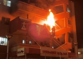 Israeli air strike on Gaza hospital