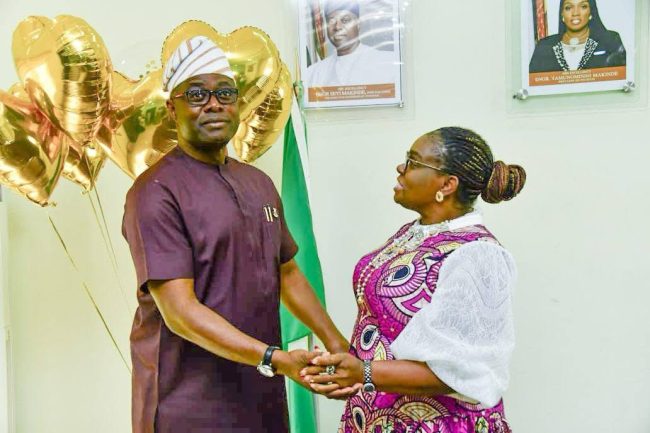 Makinde wife celebrate wedding anniversary