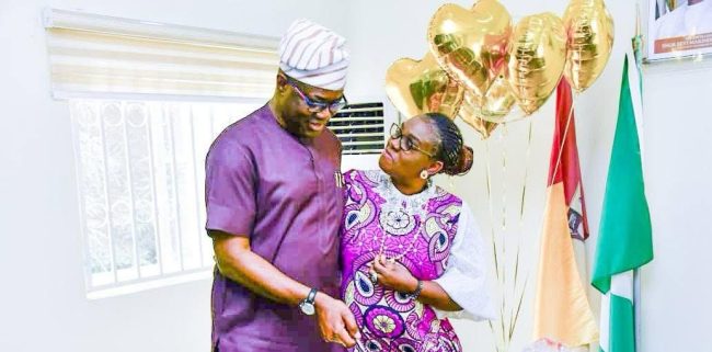 Makinde wife celebrate wedding anniversary