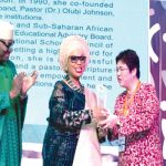 Pastor Sarah Olubi-Johnson receives Outstanding Global Education Leadership