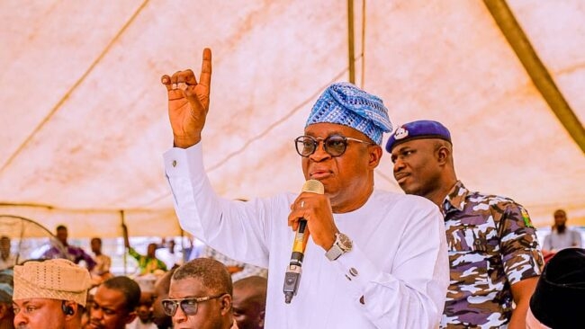 Oyetola sues for peace