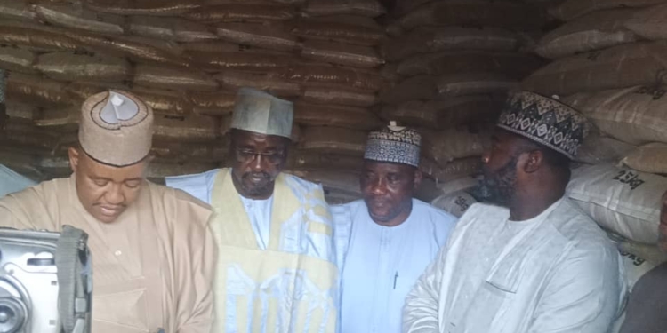 Tinubu donates 7000 bags of rice to Zamfara