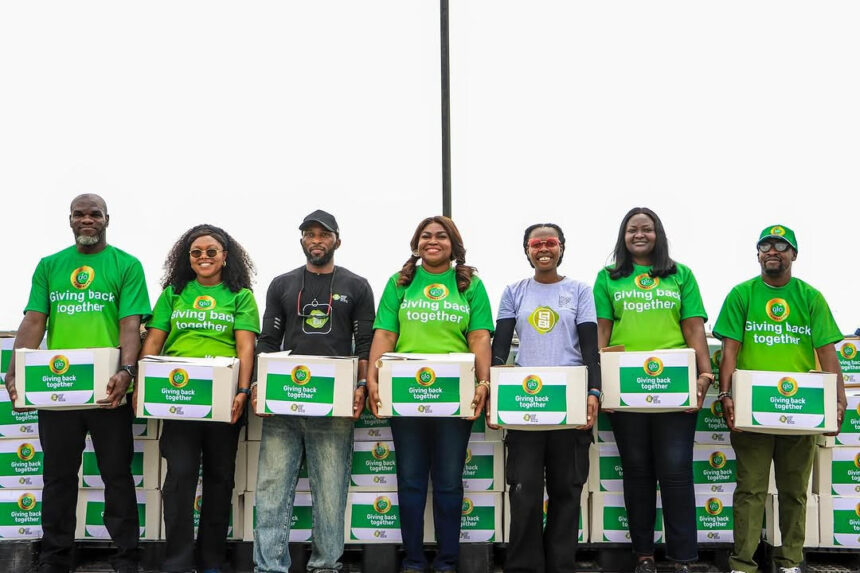 Lagos food bank initiative, GloWorld feed 1,500 Bariga residents