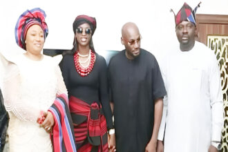 2Baba Natasha in Benue receive royal blessings