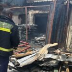 Bola Ige Market in Gbagi on fire