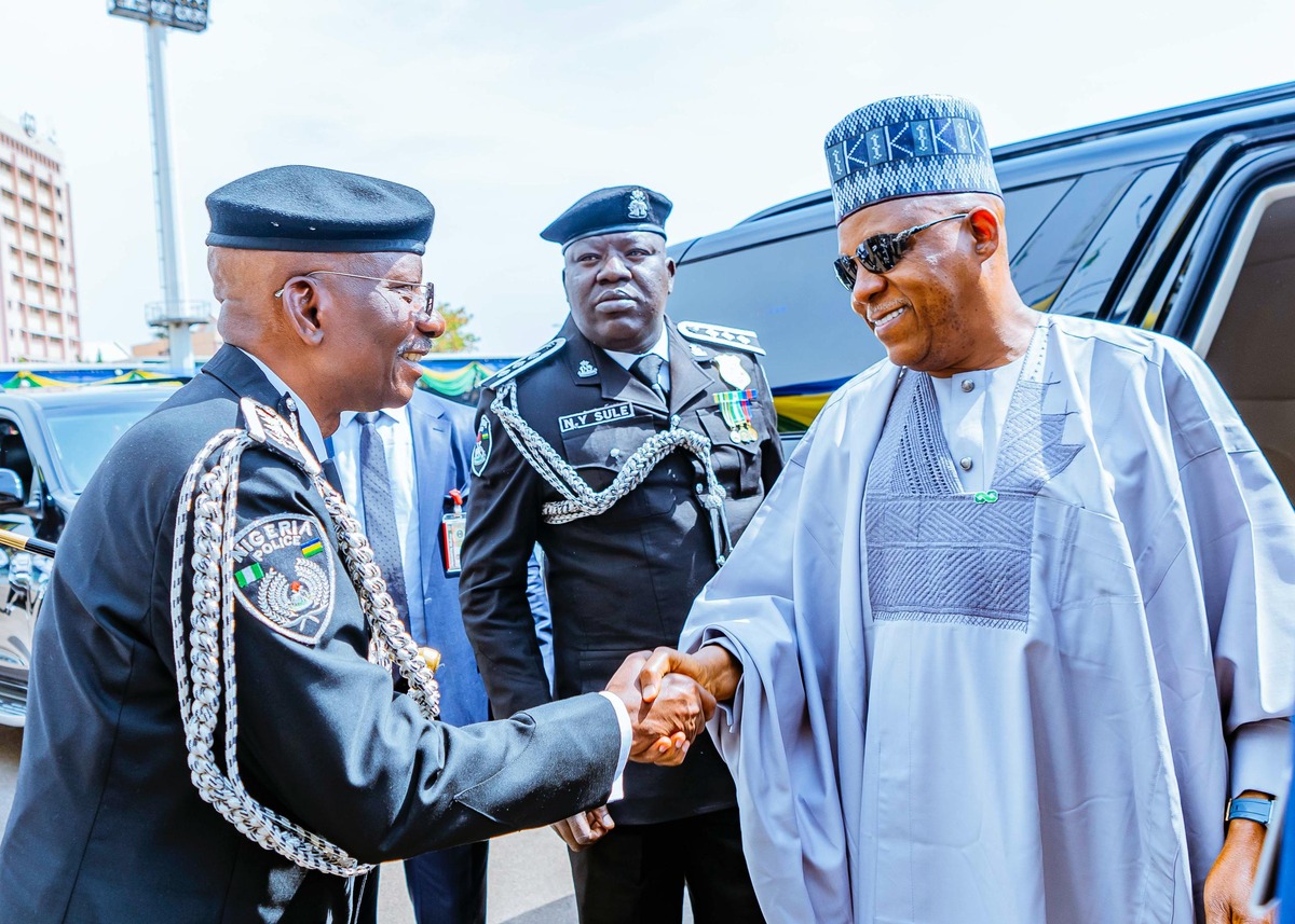 Vice President Kashim Shettima and IGP Egbetokun