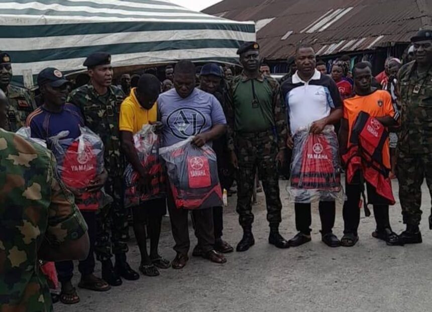 Boat operators receive life jackets