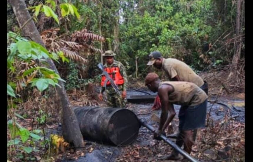 Oil theft: Troops foil attempts to rebuild illegal bunkering camps in Niger Delta