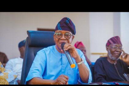 Minister of Marine and Blue Economy, Mr Adegboyega Oyetola
