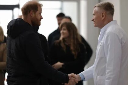 Prince Harry visits Ukraine