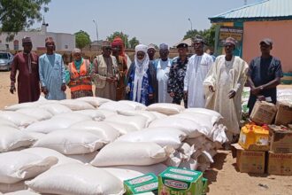 Senator Mustapha donates relief materials