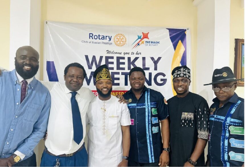 Tijani Roqib inducted as Rotarian,