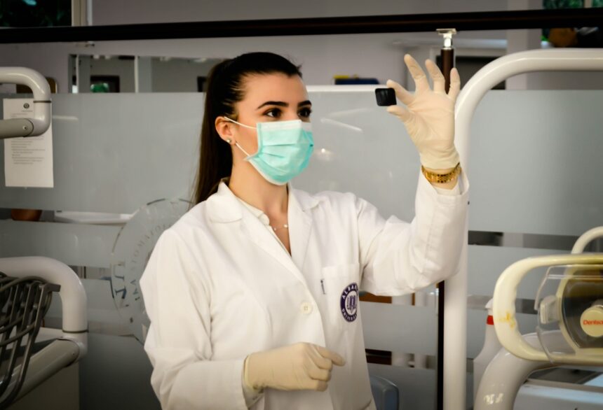 lab scientist conducting essential medical tests