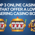 online casinos that offer a low wagering casino bonus