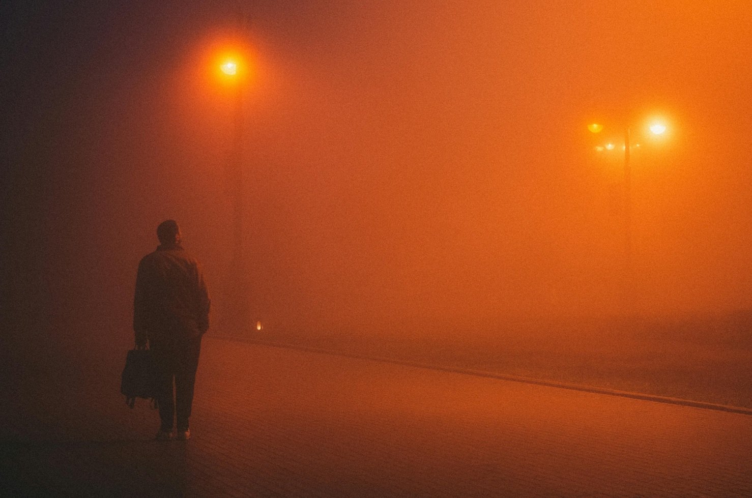 walking alone at night