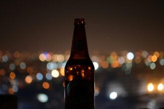 Bottle of alcohol