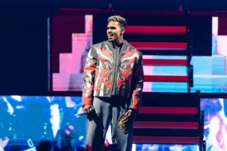 Chris Brown arrested at Manchester hotel over bottle attack at nightclub