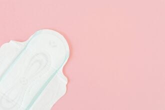 Sanitary pad for ladies during menstrual flow