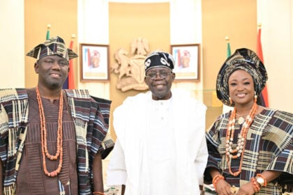 Tinubu hosts Alaafin Owoade