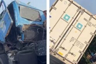 Eko Bridge truck collision