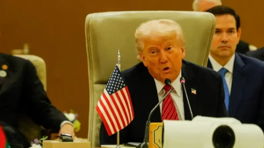 Trump defends plan
