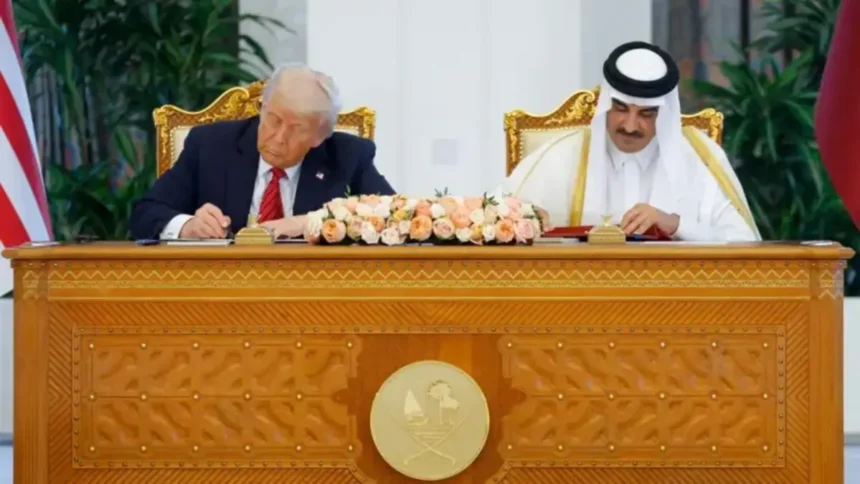 Trump announces $200bn Boeing deal with Qatar
