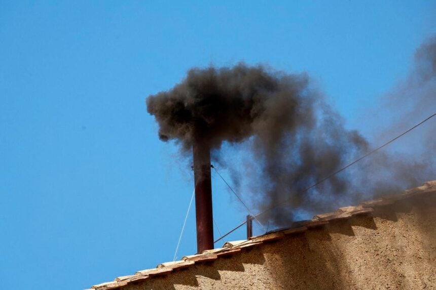 No Pope yet: Black smoke seen in Vatican for second time in 24 hours
