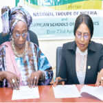 National Troupe African School of Economics sign