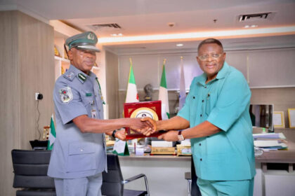 Otu with customs Cross River Customs collaboration