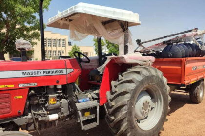 Reps member donates tractor to Bauchi farmers
