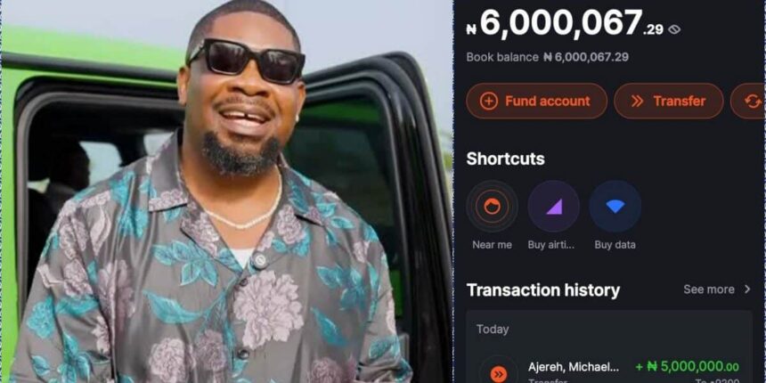 Woman with N67 in bank account get N6m gift from Don Jazzy