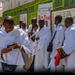 Nigerian pilgrims in Mina