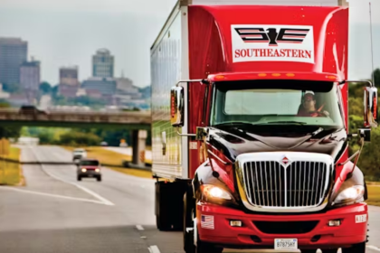 A red truck