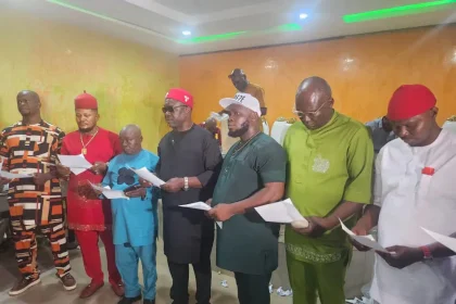 Ohaneze Ndigbo during the swearing in of Chief Egwuonwu and other executives in Cross River