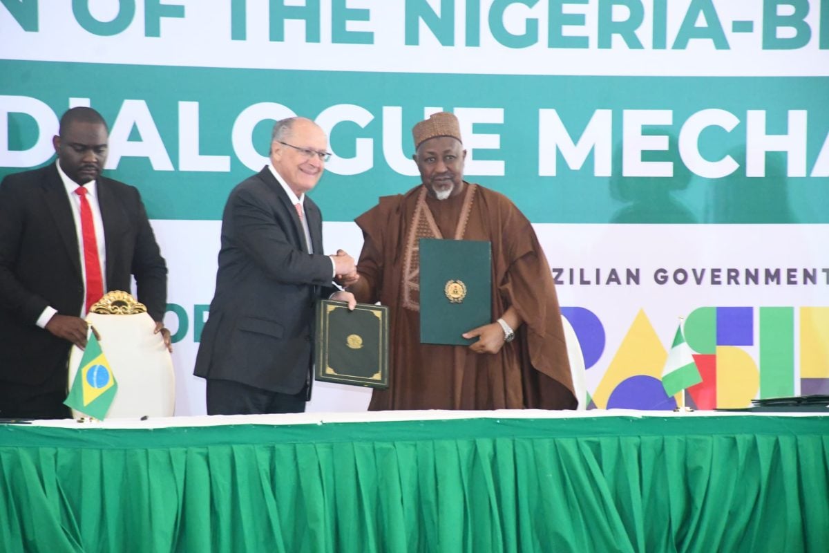 Nigeria, Brazil sign defense agreement to enhance security