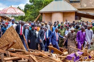 Flood: Shettima visits Mokwa as FG donates N2bn, grains to residents