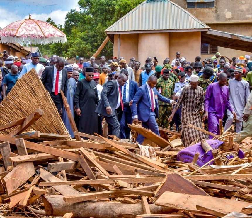 Flood: Shettima visits Mokwa as FG donates N2bn, grains to residents