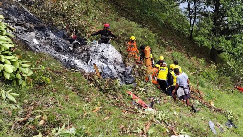 India Helicopter crash