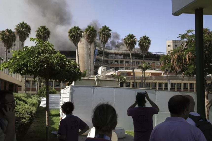 Iranian missile hits Israeli hospital; Israel vows response