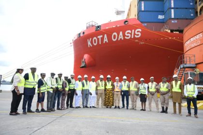 West Africa’s LNG-powered container ship