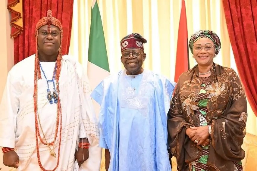 Ooni of Ife visits Tinubu