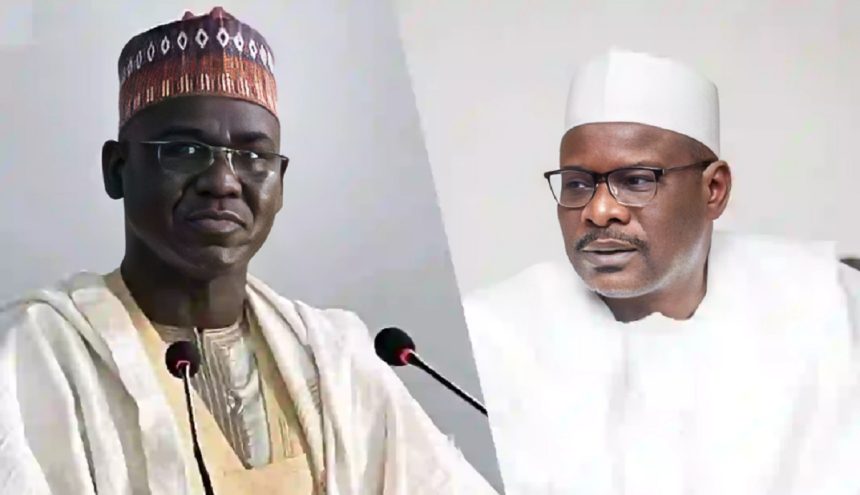 Former COAS, Tukur Buratai and Borno South Senator, Ali Ndume,