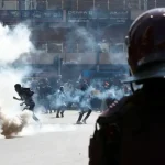 A photo of Kenyan protesters