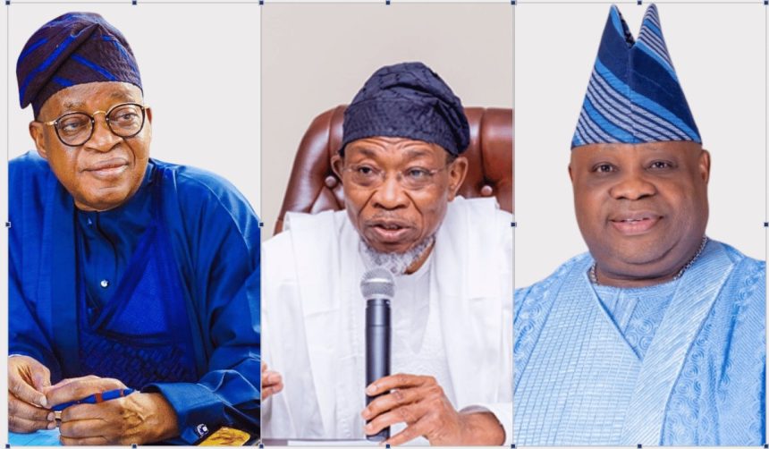 ADC's Aregbesola, PDP's Adeleke and APC's Oyetola