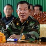 Cambodian Senate, President Hun Sen talking