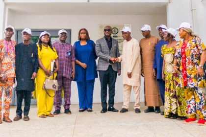Dennis Idahosa with members of NUP in Edo,