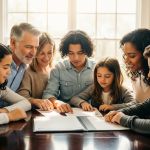 A blended family and estate planning generated by Gemini