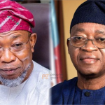 Foremer Osun State Governors, Rauf Aregbesola and Gboyega Oyetola